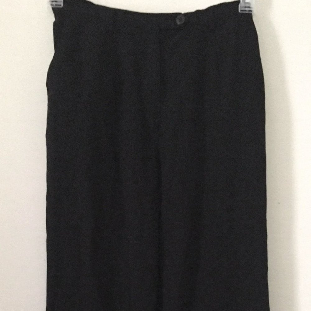 Sag Harbor Womens Dress Pants size 16 Black Excellent Condition